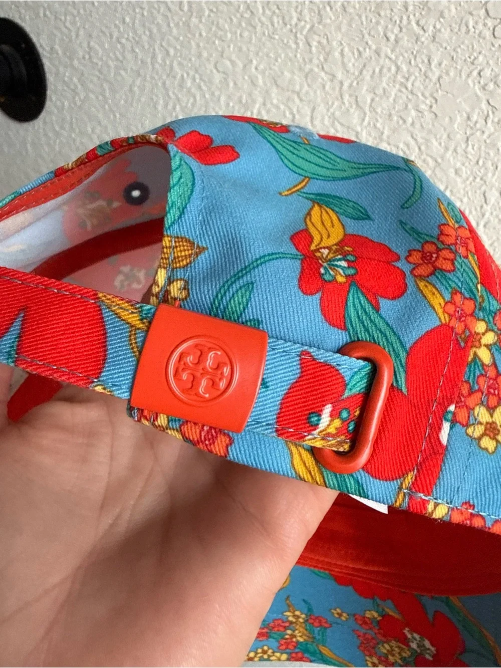 Tory Burch Printed Love Cap In Wildflower NWOT